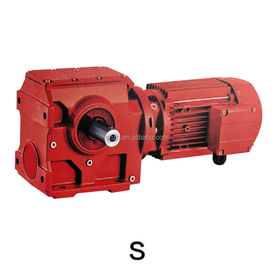 Reducer Type S China Manufacturer Gear Box Speed ​​Hotels Helical-Worm Gear Units Reducer