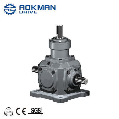 Building Material Stores Steering 90 Degree Bevel Gear Reducer T Series 1~3 Ratio Manufacturing Bevel Speed ​​Reducer / Bevel Building Material Stores